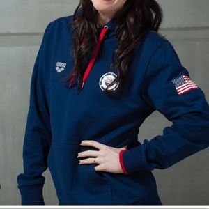 USA Swimming Arena Navy Hoodie - Unisex Medium